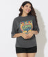Power of Cosmic Gray Over-Size TShirt